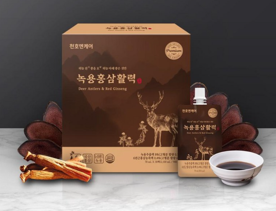 천호엔케어 녹용 홍삼 활력 건강식품 2.1L 뉴질랜드산 녹용 6년근 홍삼 4박 부모님 추석 방문 선물 제품 이미지